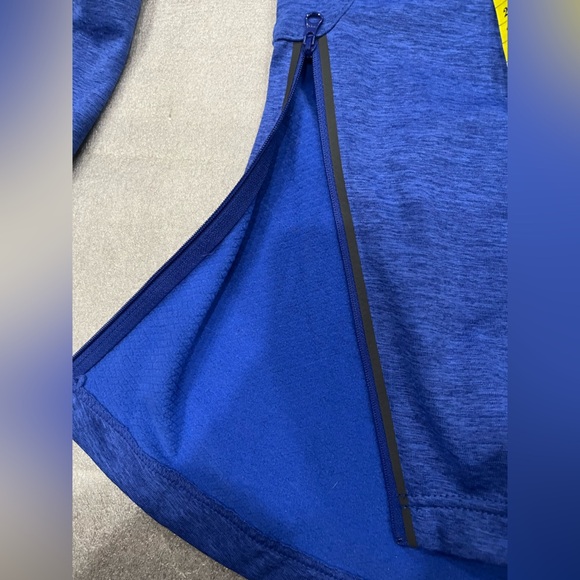 [M]Horse Pilot Teal Long Sleeve Performance Jersey Zipper Details - Picture 12 of 13